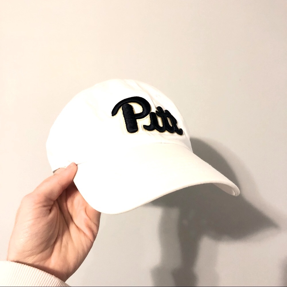 White PITT  ball cap